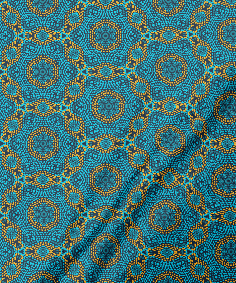 ethnical printed fabric by the yard