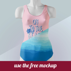 free swimsuit mockup