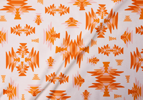 Kilim printed fabric