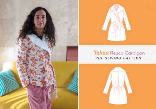 Yuhua Fleece Cardigans PDF sewing pattern