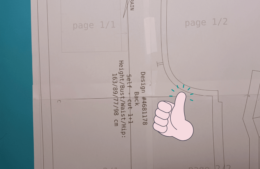 correctly printed pdf sewing patterns